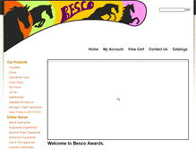 Tablet Screenshot of bescoawards.com